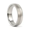 Titanium Dual Tone 6mm Mens Ring