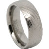 ITR-056-TITANIUM RING WITH EMBOSSED WAVE PATTERN-video