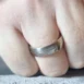 Titanium Dual Tone 6mm Mens Ring