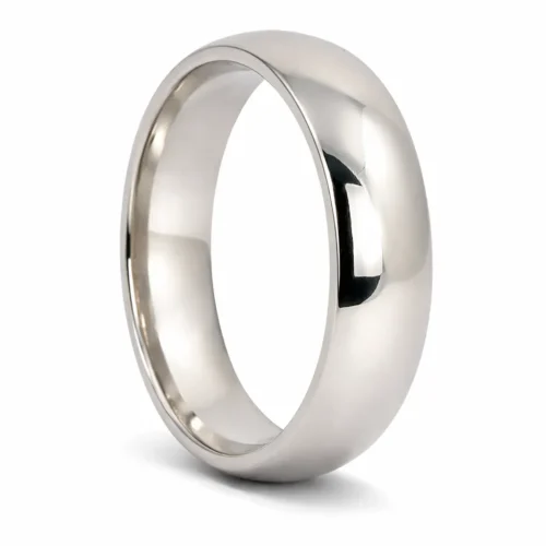 Polished Titanium Ring