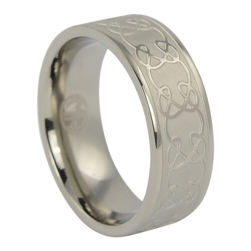Celtic Mens Titanium Ring