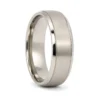 Titanium 7mm Mens Wedding Ring