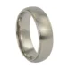 Titanium 7mm Mens Dome Wedding Ring