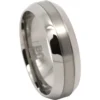 Titanium 7mm Ring with Tapered Edge