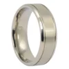 Titanium 7mm Ring with Polished Edges