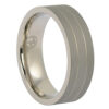 itr-091-dark-matte-finish-twin-groove-titanium-ring