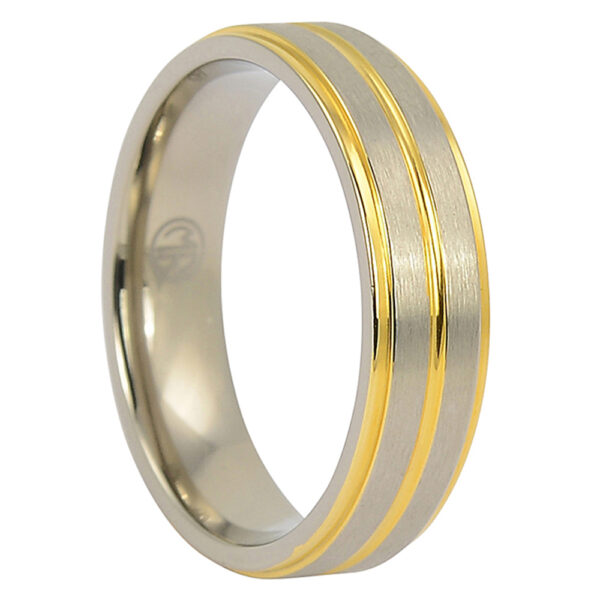 itr-092-gold-and-satin-finish-titanium-wedding-band