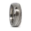 Unique "Nebula" 8mm Tungsten Ring