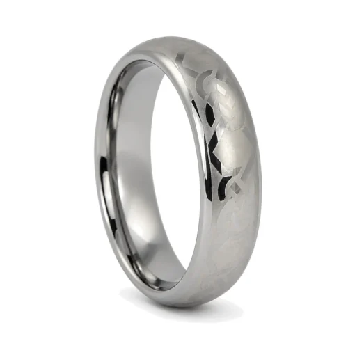 Mens Celtic Tungsten 6mm Ring