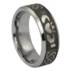 Tungsten Claddagh 8mm Ring