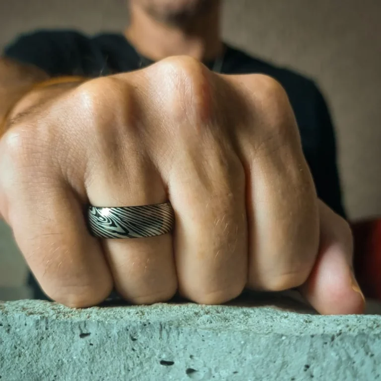 Unique “Nebula” 8mm Tungsten Ring