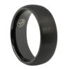 FTR-074-Black-Tungsten-Ring-With-Brushed-Finish--video