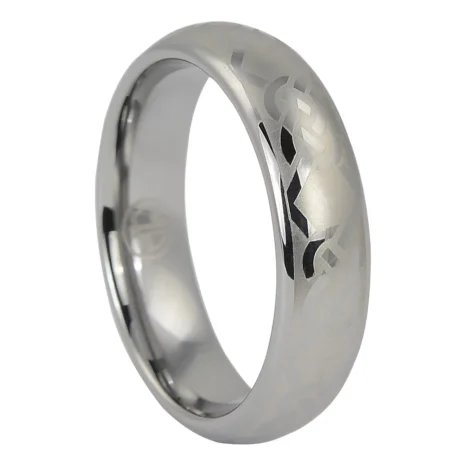 FTR-086-Mens-Celtic-Tungsten-Ring-video Mens Celtic Tungsten 6mm Ring