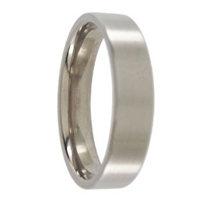 Titanium Brushed Wedding Ring