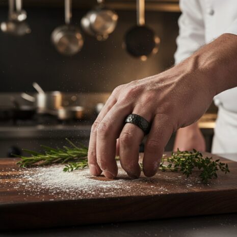 ITR-079-Textured-Black-Titanium-Ring-1-Chef ITR-079-Textured-Black-Titanium-Ring-1-Chef