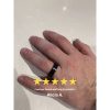 Mens Black Wedding Ring
