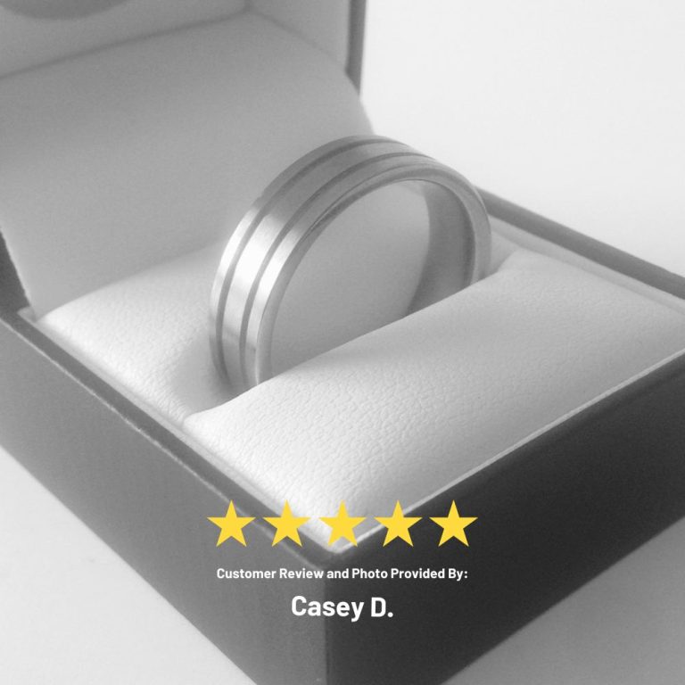 Titanium Mens Wedding Ring