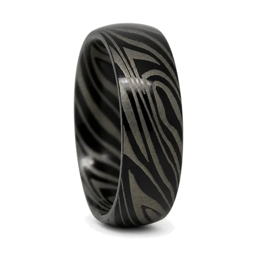 Black Nebula Titanium 7mm Ring