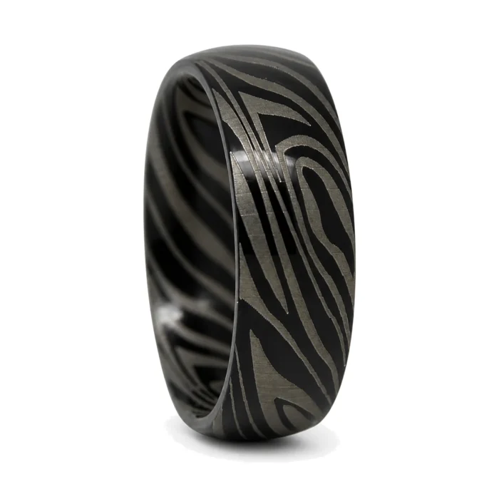 Black Nebula Titanium 7mm Ring