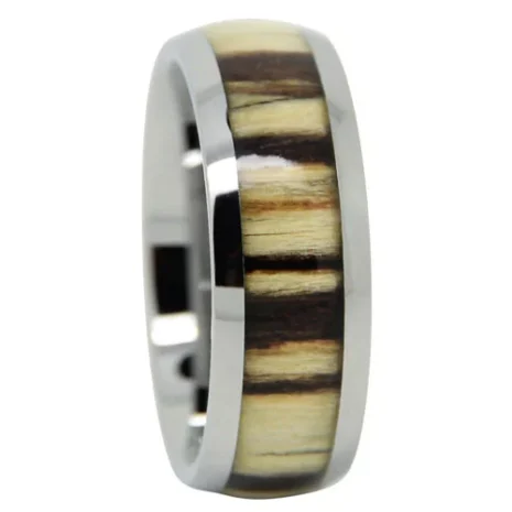 FTR-093-KOA-WOOD-TUNGSTEN-8MM-MENS-RING-video Koa Wood Tungsten 8mm Mens Ring