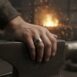FTR-010-Tungsten-Ring-With-Carbon-Fibre-Centerline-1-Blacksmith