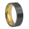 FTR-099-Black-Tungsten-Mens-Ring-With-Gold-Inner-Band-video