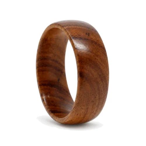 Pure Koa Wood 8mm Ring