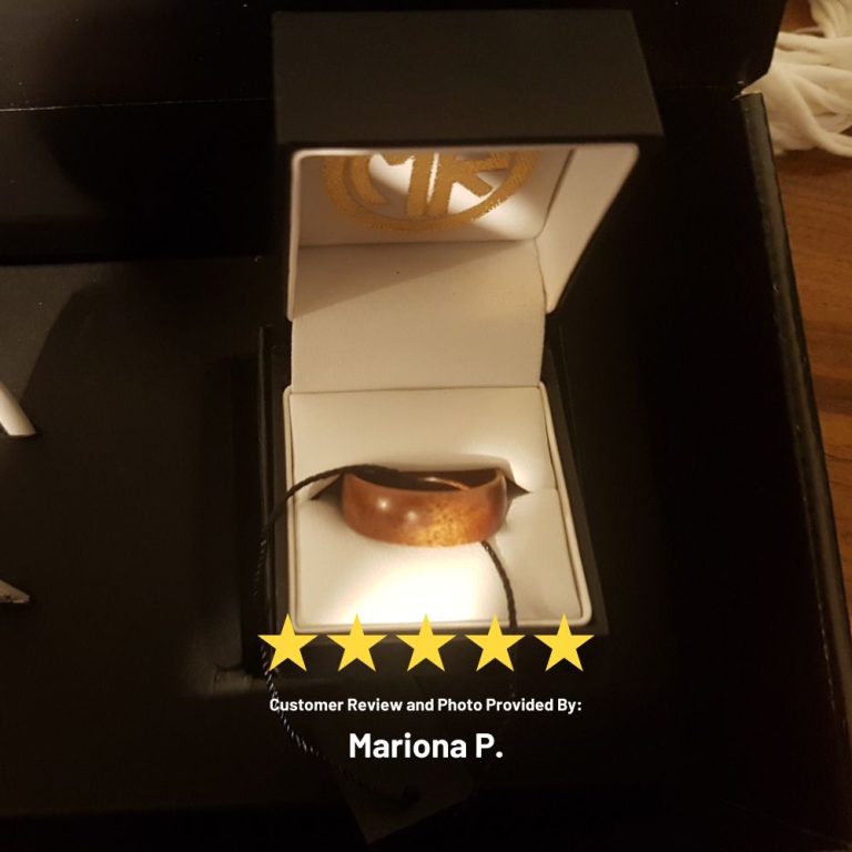 Wood Mens Wedding Ring