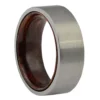 Tungsten and Rosewood 8mm Mens Ring