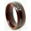 PWR-005-ROSEWOOD 8MM MENS RING WITH CARBON FIBRE STRIP-video