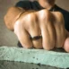 Tungsten and Ebony 8mm Mens Ring