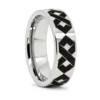 Tungsten Infinity Mens 8mm Promise Ring