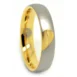 Tungsten Gold Heart 6mm Mens Promise Ring