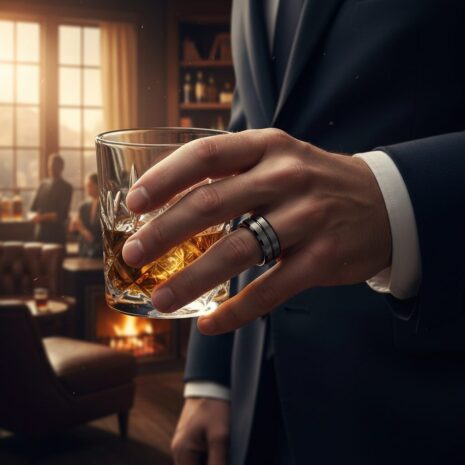 FTRS-111-Brushed-Black-And-Gold-Signature-Tungsten-Mens-Ring-Formal-Event FTRS-111-Brushed-Black-And-Gold-Signature-Tungsten-Mens-Ring-Formal-Event