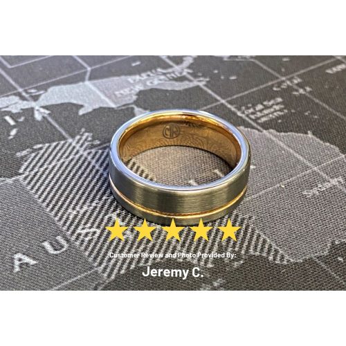 Tungsten Mens Wedding Ring
