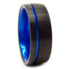 FTR 119 Mens Blue Tungsten Ring