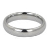 Polished Dome Mens Thin Tungsten Ring