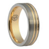 ftr-113-7-brushed-tungsten-double-ridge-ion-rose-gold-ring