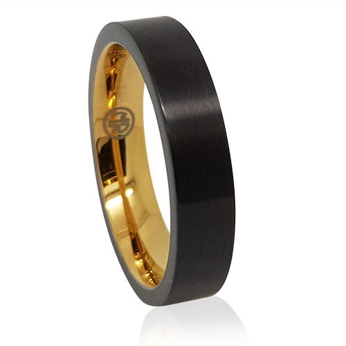 The Lord of the Rings: The One Ring: Gold Plated Tungsten Carbide (wit –  Jens Hansen