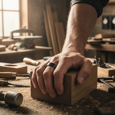 ITR-165Forever-Black-Titanium-Mens-Ring-with-Yellow-Gold-Carpenter ITR-165Forever-Black-Titanium-Mens-Ring-with-Yellow-Gold-Carpenter