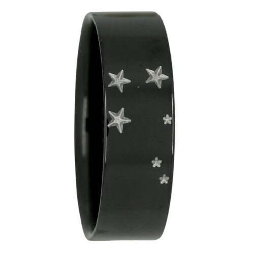 Libra Star Constellation Zirconium Mens Ring