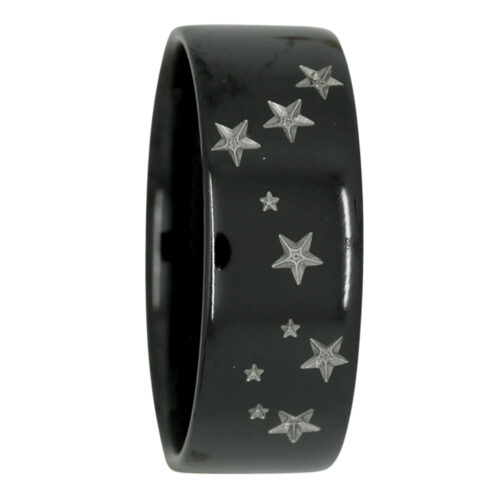 Pisces Star Constellation Zirconium Mens Ring