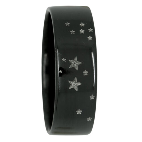 Sagittarius Star Constellation Zirconium Mens Ring