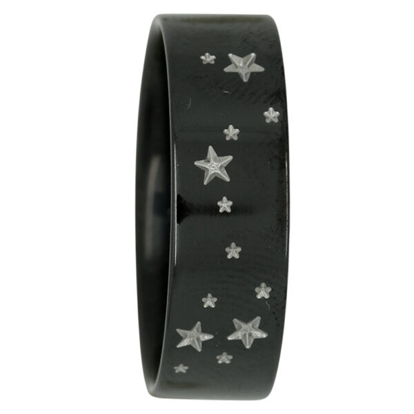 Scorpio Star Constellation Zirconium Mens Ring