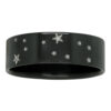 Virgo Star Constellation Zirconium Mens Ring