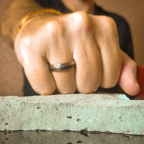 ITR-173-Titanium-Carbon-Mens-Ring Titanium-Carbon Mens-Ring