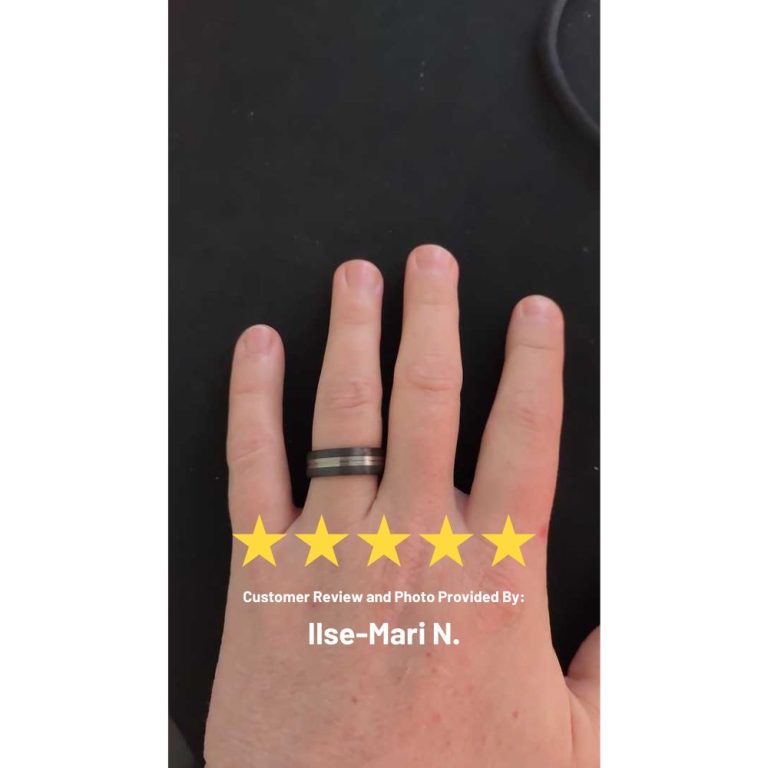 Titanium Mens Wedding Ring