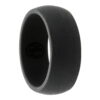 wide black silicone ring