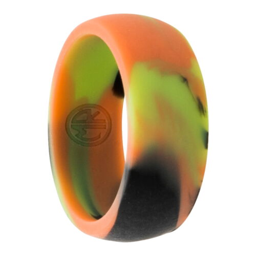 mixed colours mens silicone ring