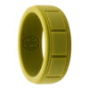 olive mens silicone ring